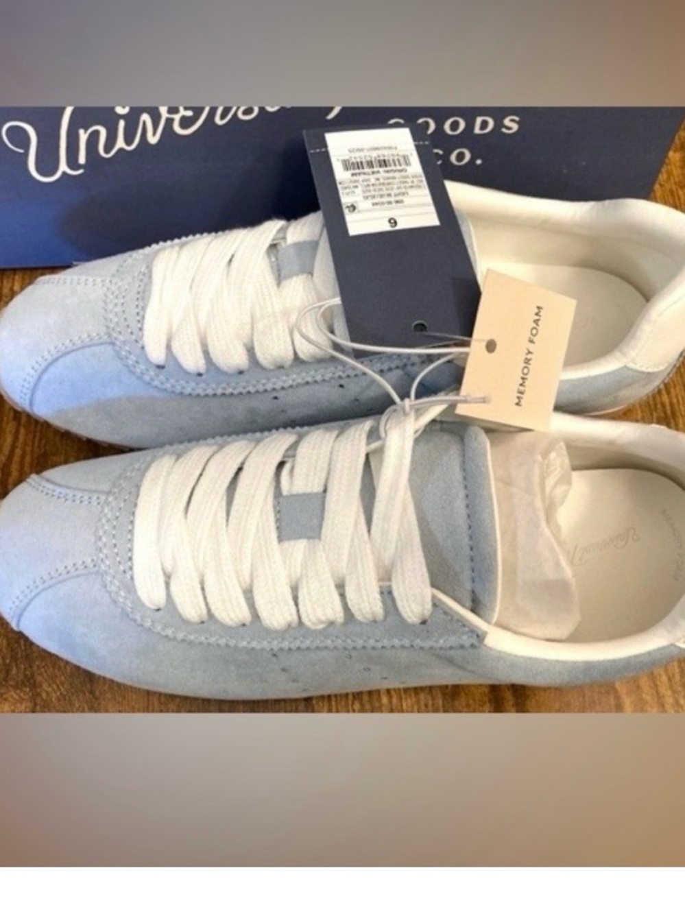 Women’s JOJO Sneakers with Memory Foam Insole - Universal Thread™ Light Blue 6